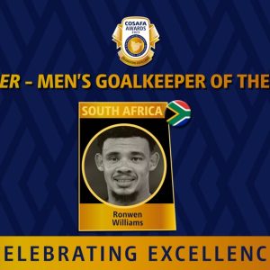 COSAFA Awards Afrique du Sud Thapelo Maseko